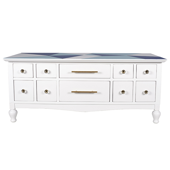 Table basse relookée