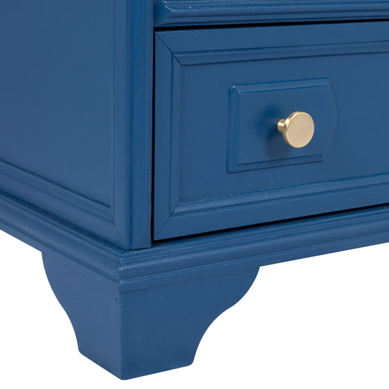 Couleur Hampton avec une poignée dorée