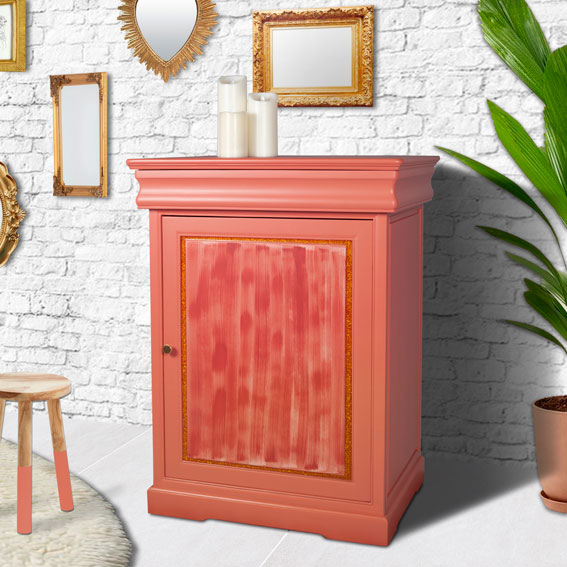 confiturier relooké dans les tons terracotta
