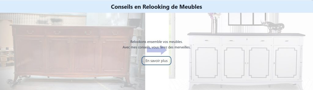 Onglet Conseils en Relooking de Meubles