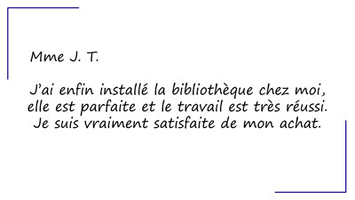 Avis de la cliente