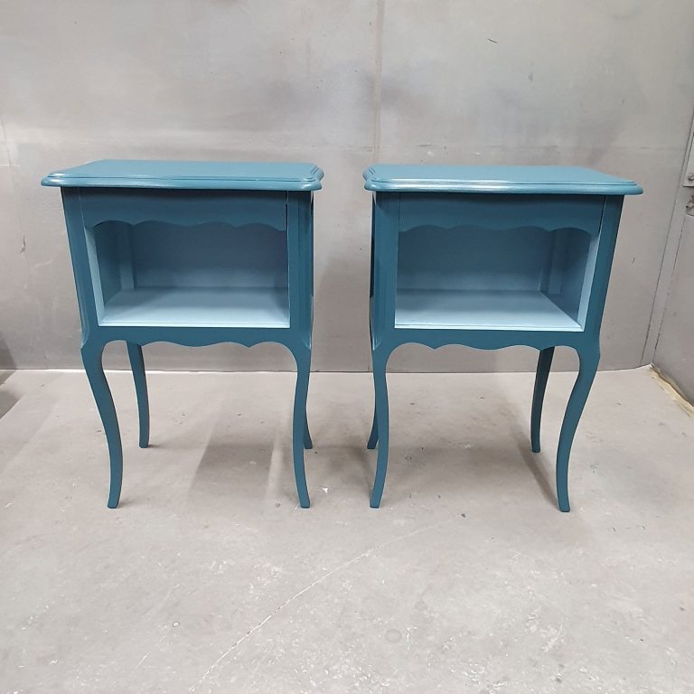 tables de chevet relookées