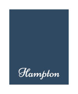 couleur Hampton pour la coiffeuse en bleu avec tabouret