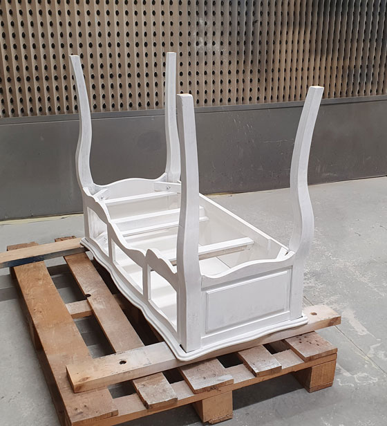 la table a été sous-couché