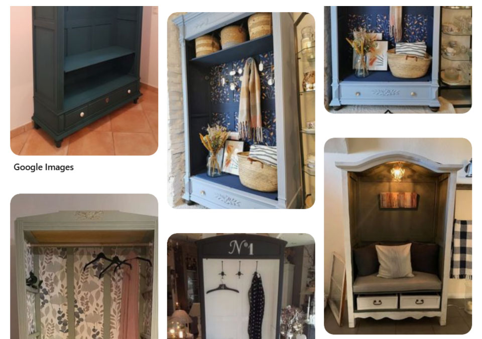 Aménager son entrée avec une armoire relookée
