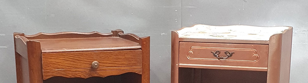 différence entre les deux tables de chevet