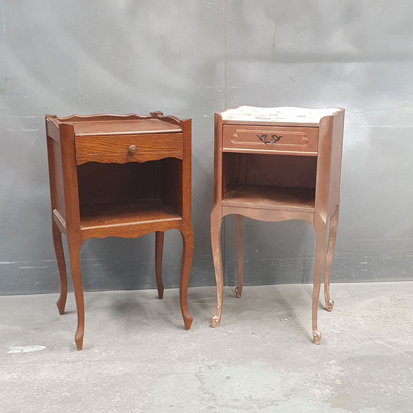 Paire de chevet avant relooking