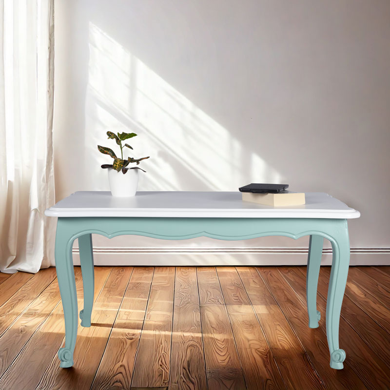 table basse relookée Cactus