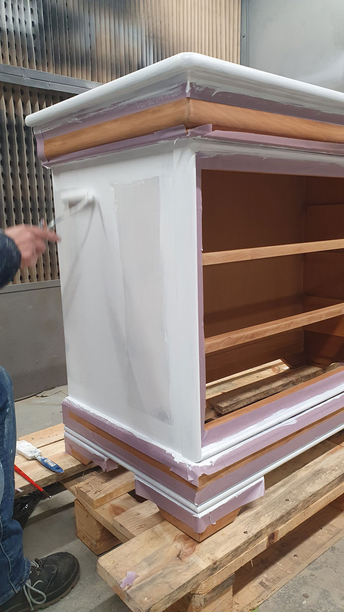 sous-couche de la commode
