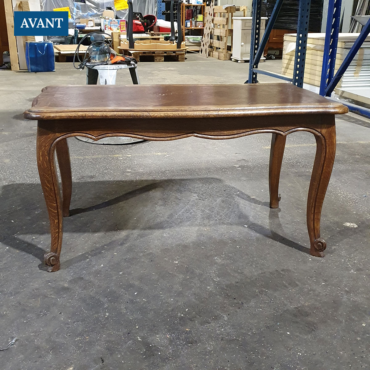 table basse en bois avant