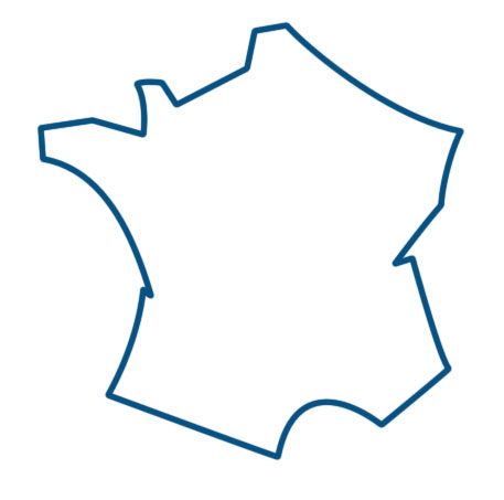 carte de France pour la livraison